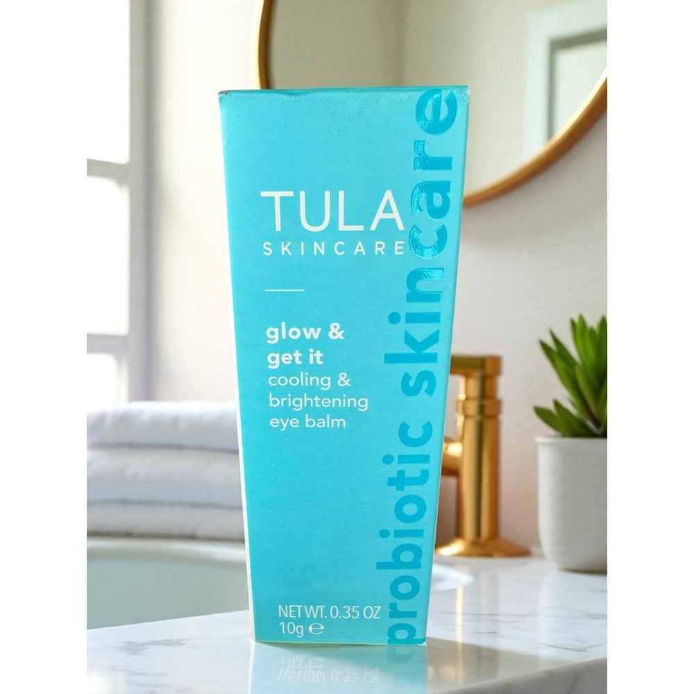 TULA Glow & Get It Eye‎ Balm 0.35 oz Cooling & Brightening – New in Box